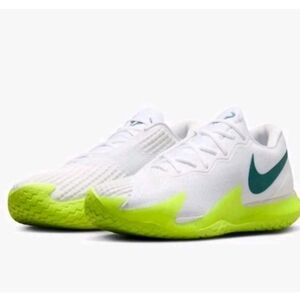 Nike Zoom Vapor Cage 4 Rafa White Volt Tennis Shoes